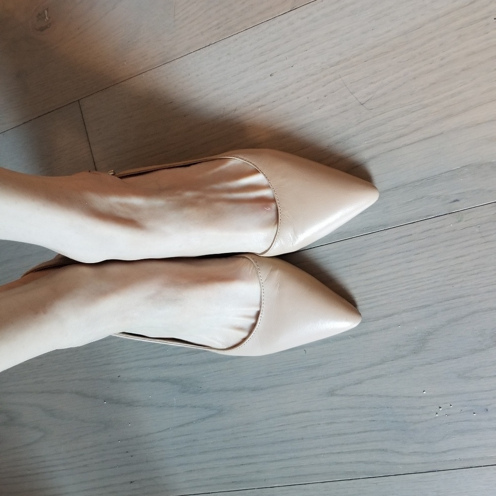Nine west nude orsay slingbacks
